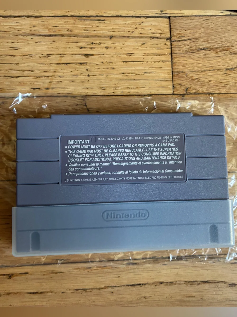 Activision Pitfall: The Mayan Adventure for Super Nintendo - Gray